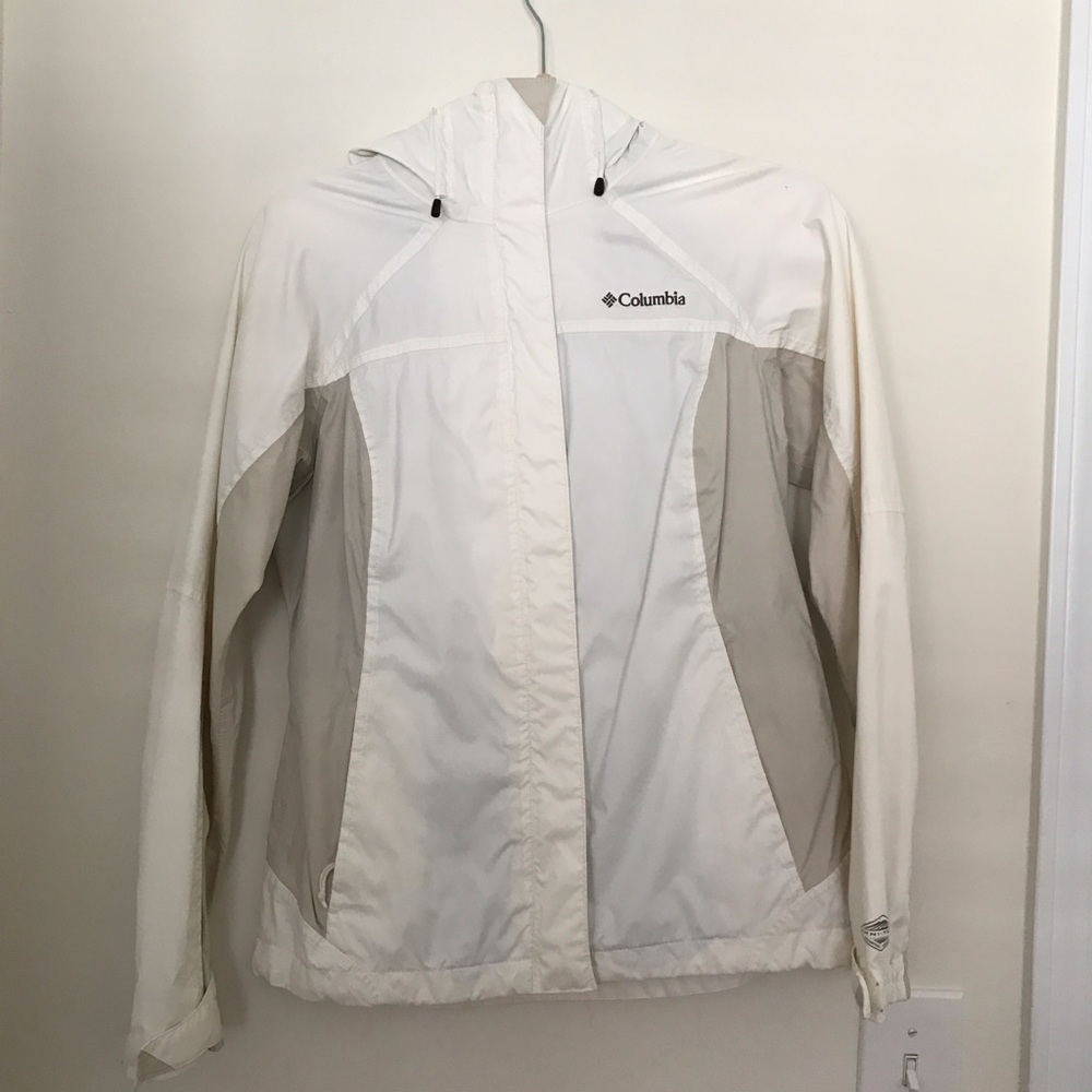 Columbia White and Gray Women's Jacket